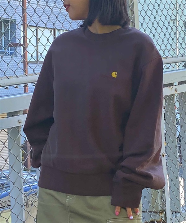 Carhartt/カーハート AMERICAN SCRIPT SWEATSHIRT レディース スウェット トレーナー I032326