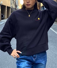 スウェット・トレーナー CARHARTT INK BLEED SWEATSHIRT 4KS168 Carhartt/カーハート AMERICAN SCRIPT SWEATSHIRT レディース