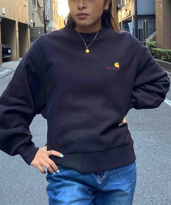 Carhartt/カーハート AMERICAN SCRIPT SWEATSHIRT レディース スウェット トレーナー I032326