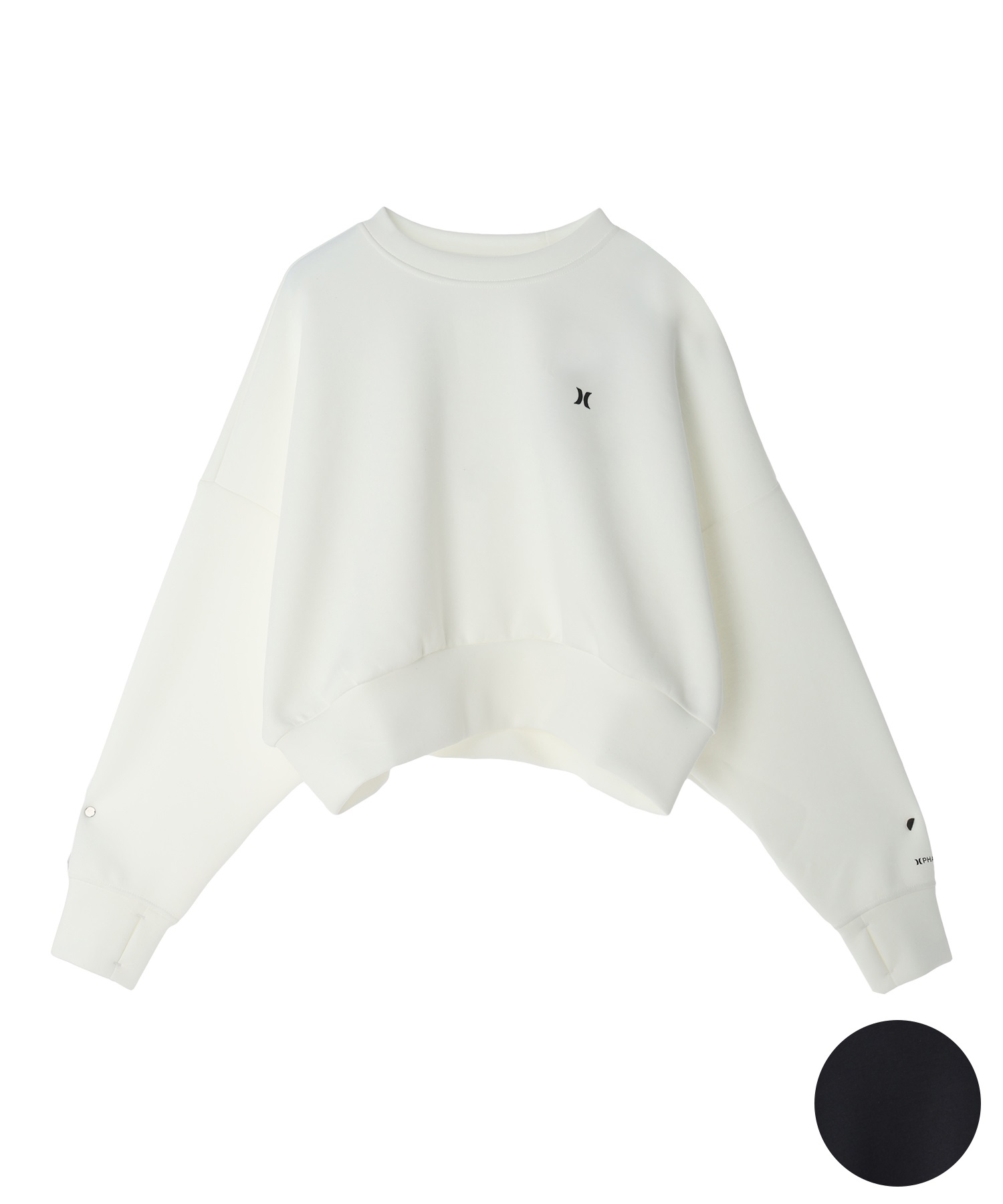 Hurley ハーレー MUJI WFL2322013 レディース トレーナー(BLK-S)