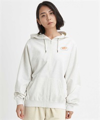 ROXY/ロキシー BACK LOGO ZIP レディース スウェット トップ ジップアップ パーカー オーバーサイズ バックプリント RZP234023