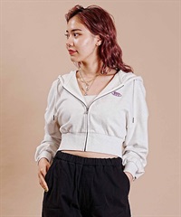 ROXY/ロキシー レディース パーカー ジップアップ ショート丈 ワンポイント RZP234604T