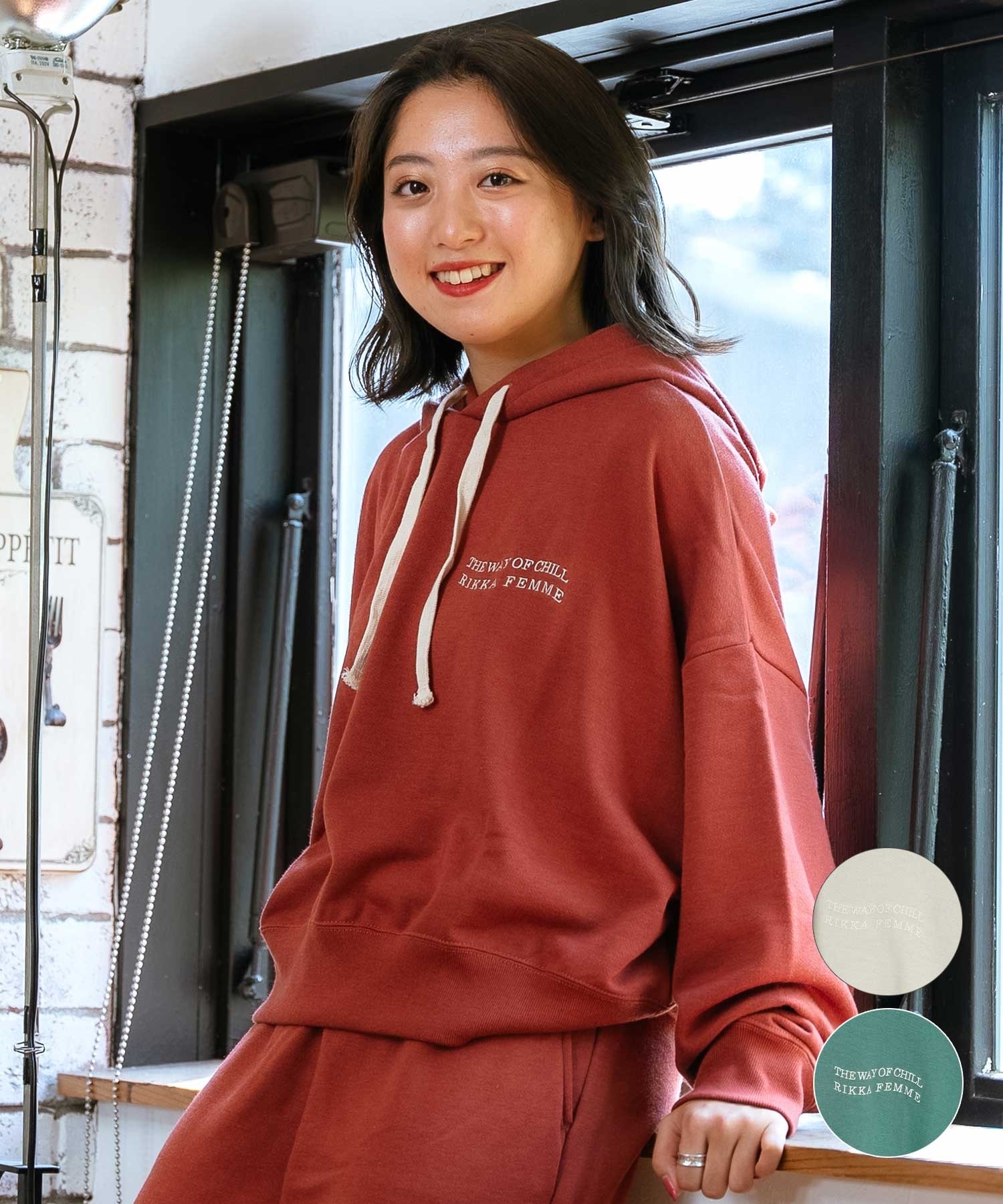 リベラド ブルゾン パーカー レディース LIBERADD/リベラド】ZIP LONG BLOUSON（フードコート）｜Deuxieme