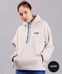 columbia/コロンビア HELVETIA HOODIE レディース ジャケット 裏起毛 ルーズシルエット ボアジャケット AR9004(010-L)