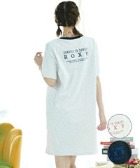 ROXY ロキシー レディース 半袖 Tシャツ ワンピース バックプリント ロゴ オーバーサイズ RDR242022