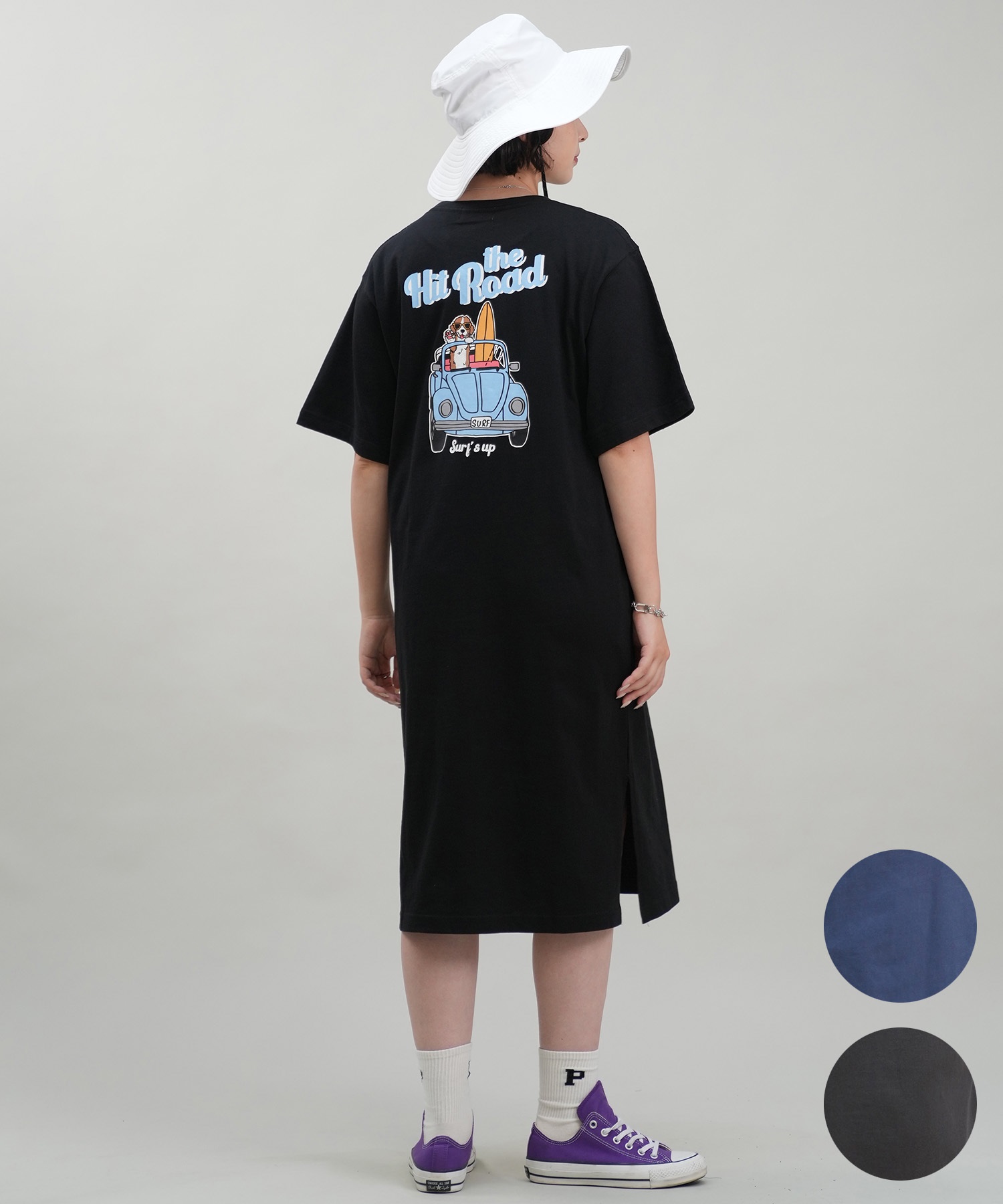SURF'S UP サーフズアップ ワンピース レディース バックプリント