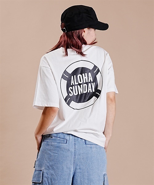 ALOHA SUNDAY/アロハサンデー デザインTシャツ AS-MS-004