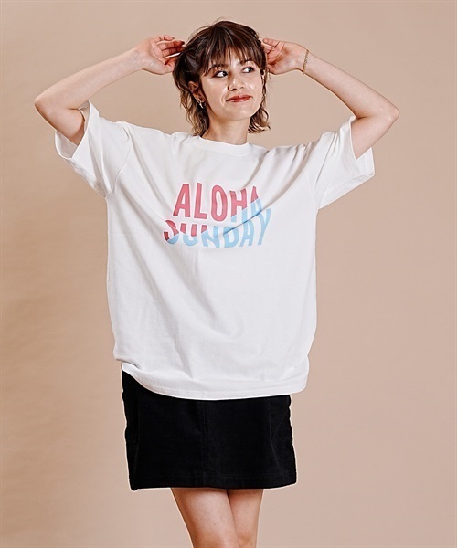 ALOHA SUNDAY/アロハサンデー デザインTシャツ AS-MS-005