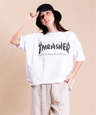 【マトメガイ対象】THRASHER スラッシャー THML-006 SPRIT レディース 半袖 Tシャツ KK1 D22