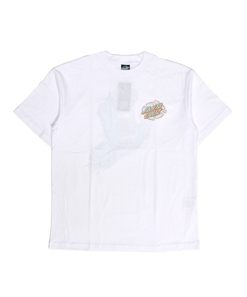 SANTA CRUZ サンタクルーズ RIGID SCREAMING HAND S/S TEE 502231435 レディース 半袖 Tシャツ バックプリント KK1 C29(BK-M)