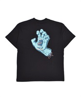 SANTA CRUZ サンタクルーズ RIGID SCREAMING HAND S/S TEE 502231435 レディース 半袖 Tシャツ バックプリント KK1 C29(BK-M)