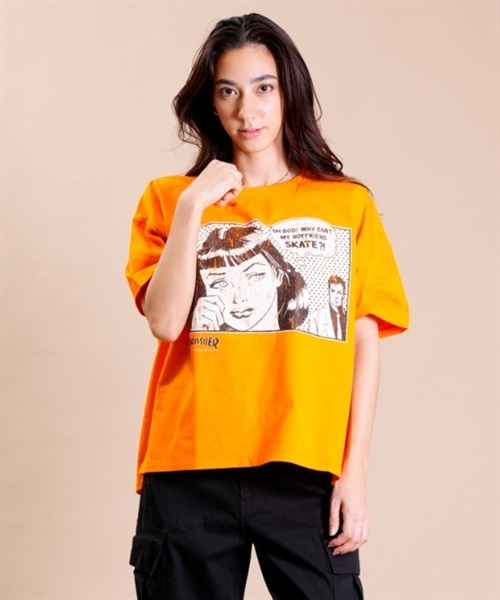 THRASHER スラッシャー THML-005 BOYFRD レディース 半袖 Tシャツ KK1 D22(ORWT-FREE)