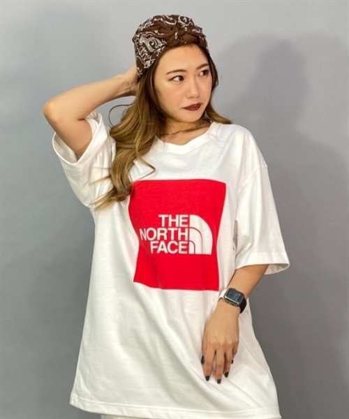 THE NORTH FACE ザ・ノース・フェイス ショートスリーブカラードスクエアロゴティー NT32351 レディース 半袖 Tシャツ KK1  C28｜ムラサキスポーツオンラインショップ 通販