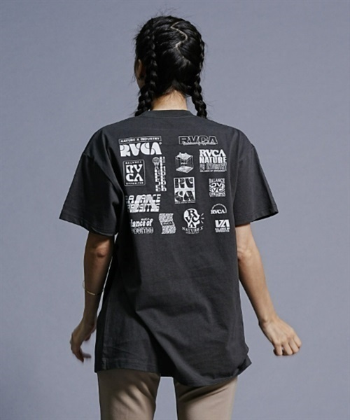 RVCA ル―カ BD043-P27 レディース トップス カットソー Tシャツ 半袖 KK E18(BKWT-S)