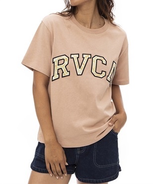 【マトメガイ対象】RVCA ルーカ ARCHED FLOWER RVCA T BD043-221 レディース 半袖 Tシャツ KK1 B28