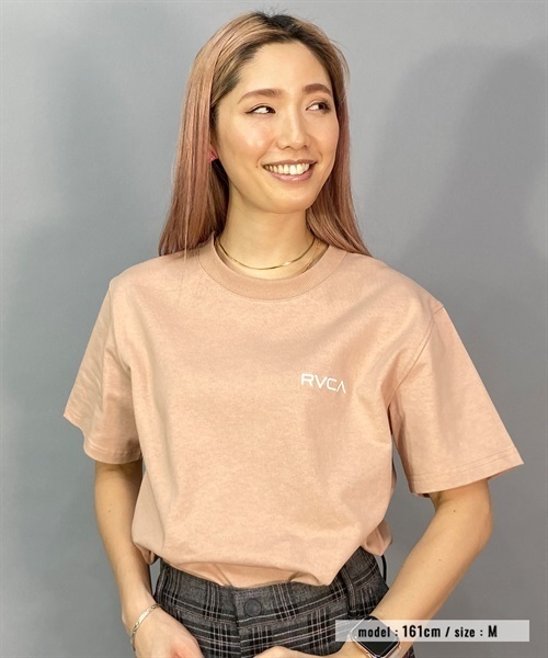 【クーポン対象】RVCA ルーカ SOUVENIR SHORT SLEEV BD043-P20 レディース 半袖 Tシャツ ムラサキスポーツ限定 KK1 B28(WHT-S)