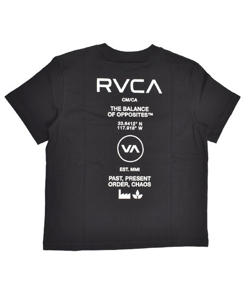 【クーポン対象】RVCA ルーカ SOUVENIR SHORT SLEEV BD043-P20 レディース 半袖 Tシャツ ムラサキスポーツ限定 KK1 B28(BLK-S)