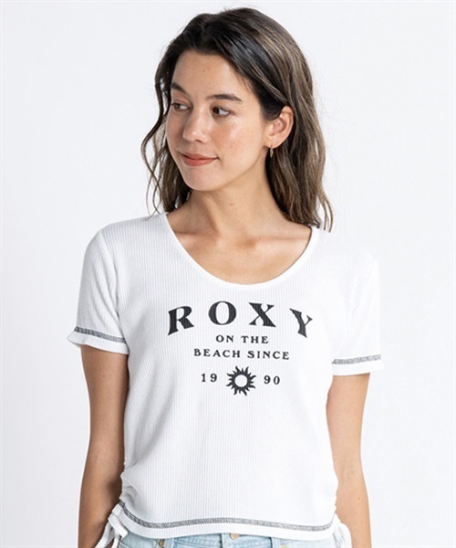 ROXY ロキシー ON THE BEACH TEE RST231094 レディース 半袖 Tシャツ トップス KX1 B22(WHT-S)