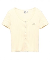 ROXY ロキシー RIB SHORTSLEEVE TEE RST231637T レディース 半袖 Tシャツ トップス KX1 B22(NAT-M)