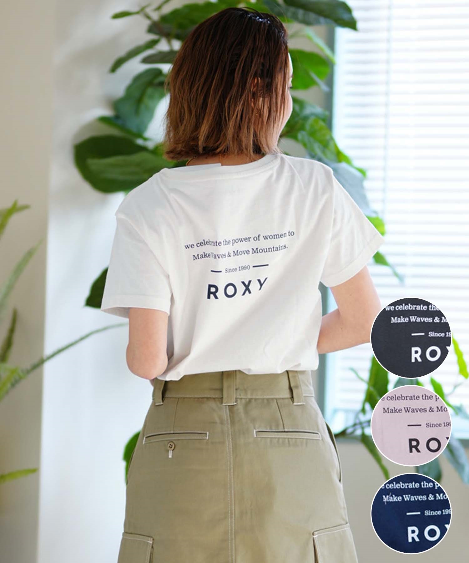 ROXY ロキシー POWER OF WOMEN Tシャツ パワーオブウーマン レディース バックプリント RST241081(OWT-M)