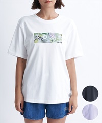 ROXY ロキシー シンプリーボタニカルティーシャツ レディース 半袖 Tシャツ クルーネック RST241075(BBK-S)