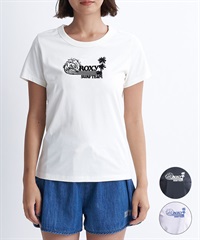 【クーポン対象】ROXY ロキシー ロキシーサーフチーム レディース 半袖 Tシャツ クルーネック RST241080(BBK-M)