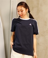 adidas アディダス レディース 半袖 Tシャツ ユーティリティ ワンポイント ロゴ IXV18