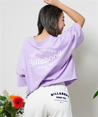 BILLABONG ビラボン ARCH LOGO CROPPED TEE レディース 半袖Tシャツ ルーズシルエット クロップド丈 BE013-204(PGA0-M)