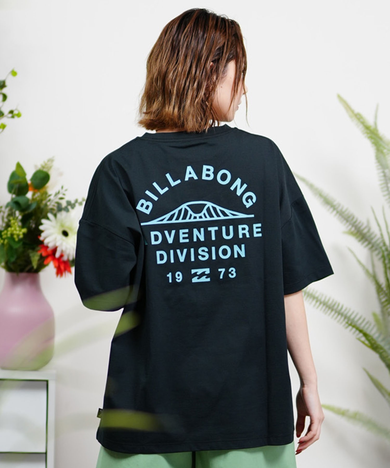 BILLABONG ビラボン レディース Tシャツ ラッシュガード ユーティリティー 水陸両用 UVケア ムラサキスポーツ限定 BE013-223(BLK-M)