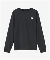 THE NORTH FACE ザ・ノース・フェイス レディース ロングスリーブバックスクエアロゴティー 長袖 Tシャツ ロンT ブラック NTW32442 K