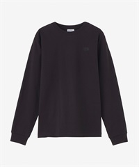 THE NORTH FACE ザ・ノース・フェイス レディース ロングスリーブヌプシコットンティー 長袖 Tシャツ ロンT ブラック NTW32443 K(K-S)