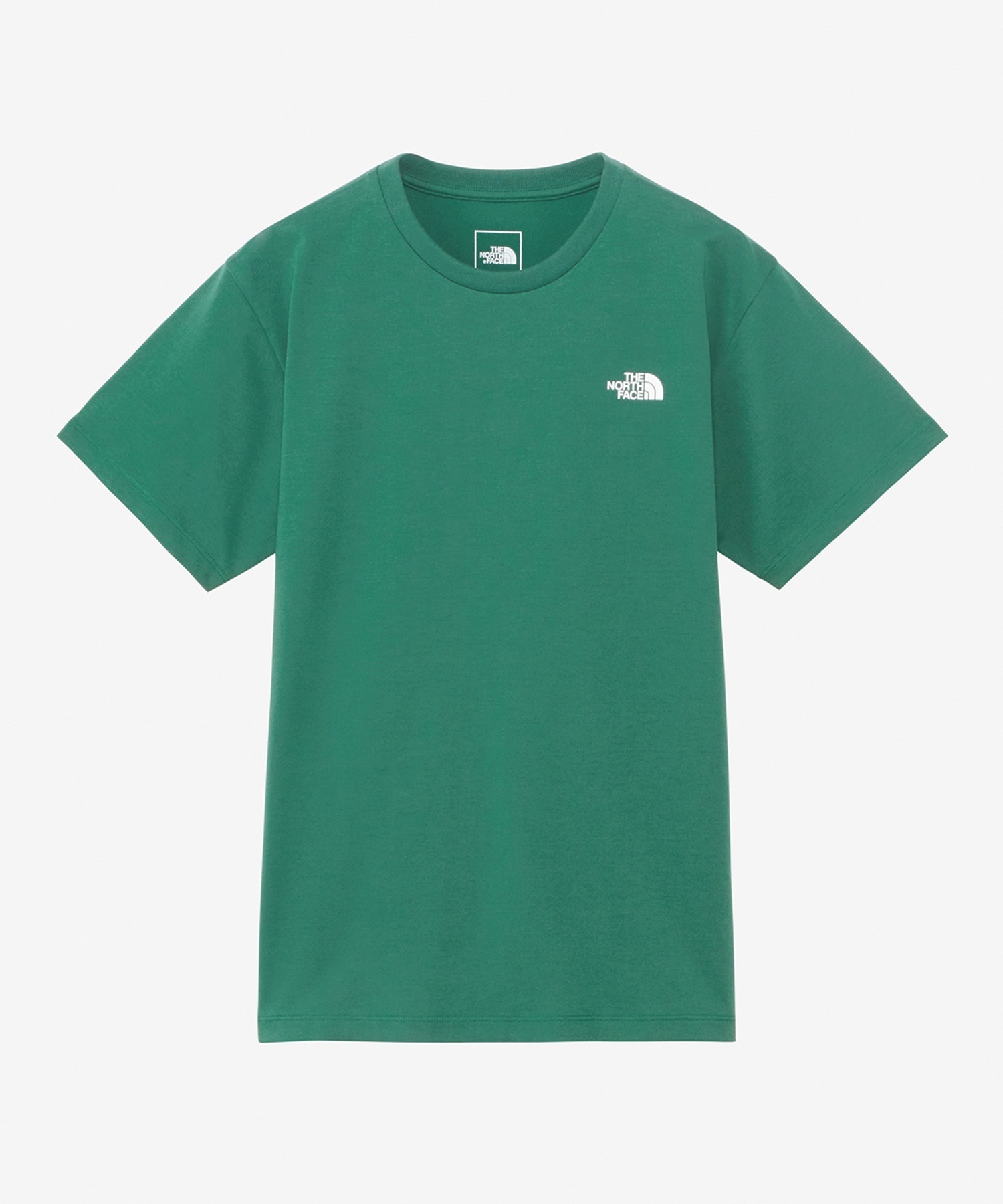 THE NORTH FACE ザ・ノース・フェイス レディース S/S Nuptse Tee ショートスリーブヌプシティー 半袖 Tシャツ TNFグリーン NTW32448 TG(TG-M)