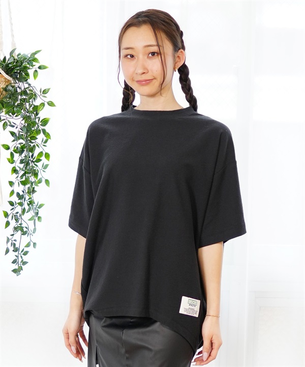 DISCUS ATHLETIC ディスカスアスレチック レディース Tシャツ 半袖 梨地 ラウンドネック ヘムタック 4287-1601