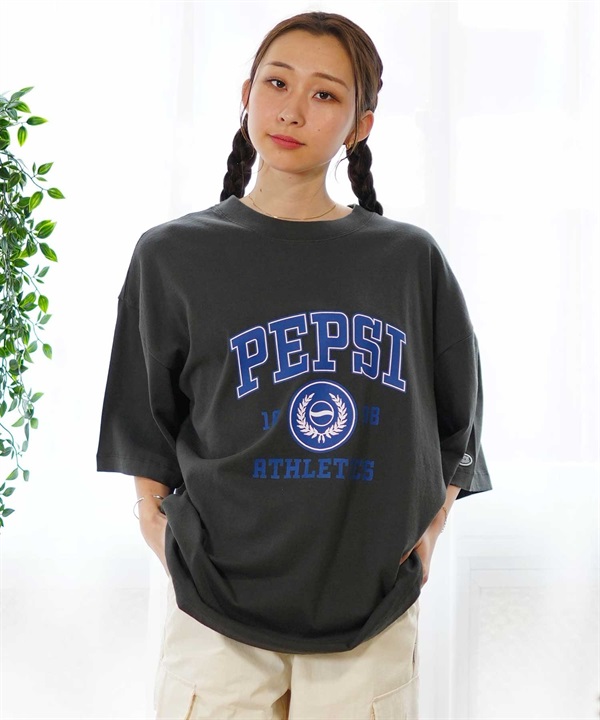 【マトメガイ対象】DISCUS ATHLETIC ディスカスアスレチック DISCUS×PEPSI プリントレディース 半袖 Tシャツ 4287-1977 ムラサキスポーツ限定