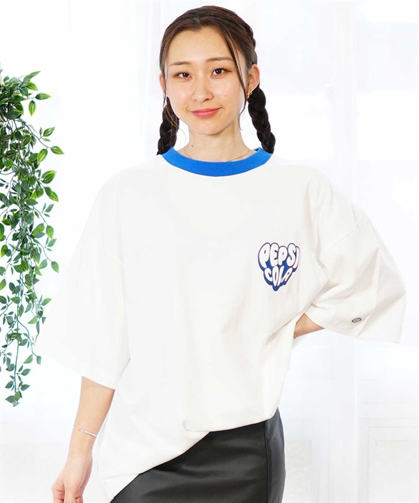 DISCUS ATHLETIC ディスカスアスレチック DISCUS×PEPSI プリントレディース 半袖 Tシャツ 4287-1977 ムラサキスポーツ限定