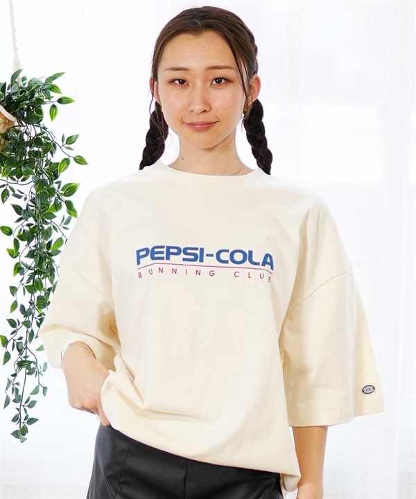 【マトメガイ対象】DISCUS ATHLETIC ディスカスアスレチック DISCUS×PEPSI プリントレディース 半袖 Tシャツ 4287-1977 ムラサキスポーツ限定