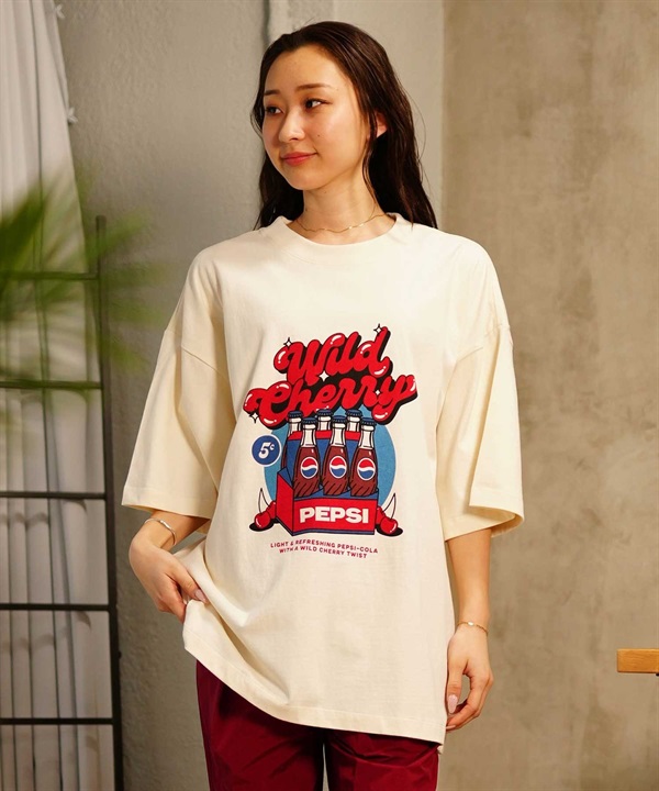 DISCUS ATHLETIC ディスカスアスレチック DISCUS×PEPSI プリントレディース 半袖 Tシャツ 4287-1977 ムラサキスポーツ限定