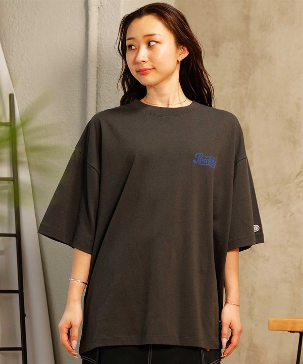 DISCUS ATHLETIC ディスカスアスレチック DISCUS×PEPSI プリントレディース 半袖 Tシャツ 4287-1977 ムラサキスポーツ限定