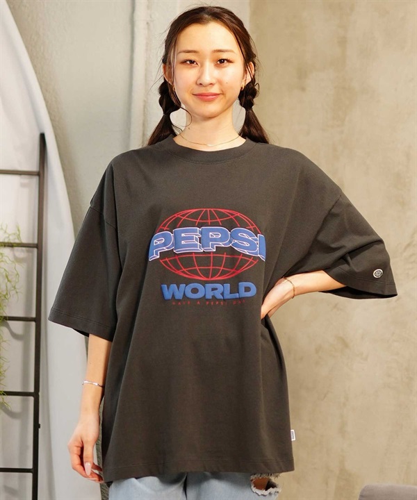 DISCUS ATHLETIC ディスカスアスレチック DISCUS×PEPSI プリントレディース 半袖 Tシャツ 4287-1977 ムラサキスポーツ限定