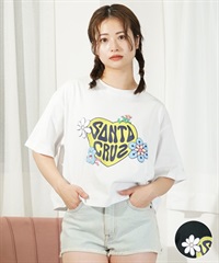 SANTACRUZ サンタクルーズ Hart Land Hand Cropped Tee レディース 半袖Tシャツ クロップド丈 ムラサキスポーツ別注 502241436