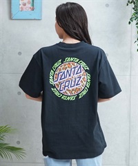 【マトメガイ対象】【ムラサキスポーツ限定】 SANTACRUZ サンタクルーズ Ringed Leopard Dot Tee レディース 半袖Tシャツ バックプリント 502241437