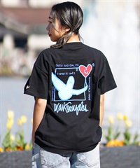 【ムラサキスポーツ限定】(What it isNt)ART BY MARKGONZALES レディース 半袖 Tシャツ 2H7-14550(BK-M)