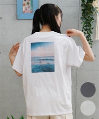 Hurley ハーレー レディース Tシャツ 半袖 バックプリント フォトT オーバーサイズ 吸汗速乾 WSS2421023(WHT-FREE)