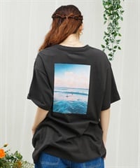 Hurley ハーレー レディース Tシャツ 半袖 バックプリント フォトT オーバーサイズ 吸汗速乾 WSS2421023