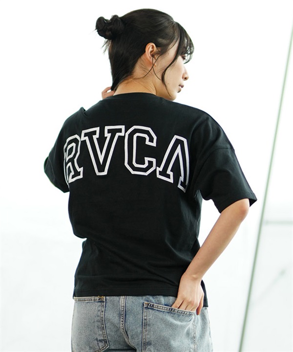 RVCA ルーカ BE043-221 レディース 半袖 Tシャツ バックプリント