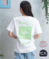 【ムラサキスポーツ限定】RVCA ルーカ レディース 半袖 Tシャツ バックプリント BE043-P21(BLK-S)