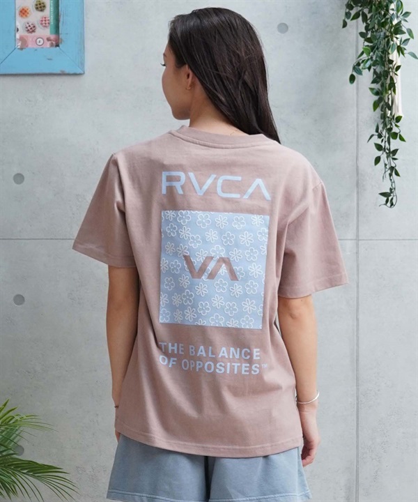 【クーポン対象】【ムラサキスポーツ限定】RVCA ルーカ レディース 半袖 Tシャツ バックプリント BE043-P21