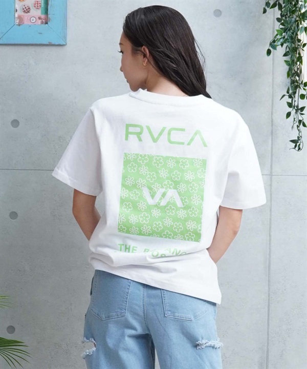 【ムラサキスポーツ限定】RVCA ルーカ レディース 半袖 Tシャツ バックプリント BE043-P21