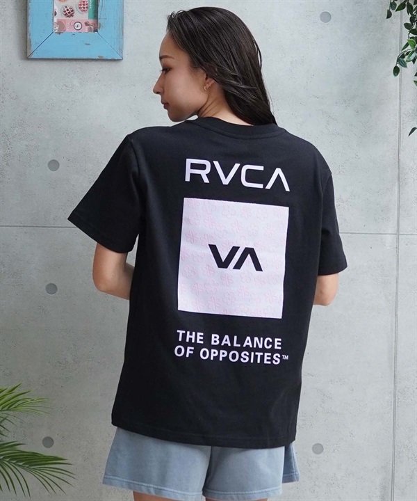 【クーポン対象】【ムラサキスポーツ限定】RVCA ルーカ レディース 半袖 Tシャツ バックプリント BE043-P21