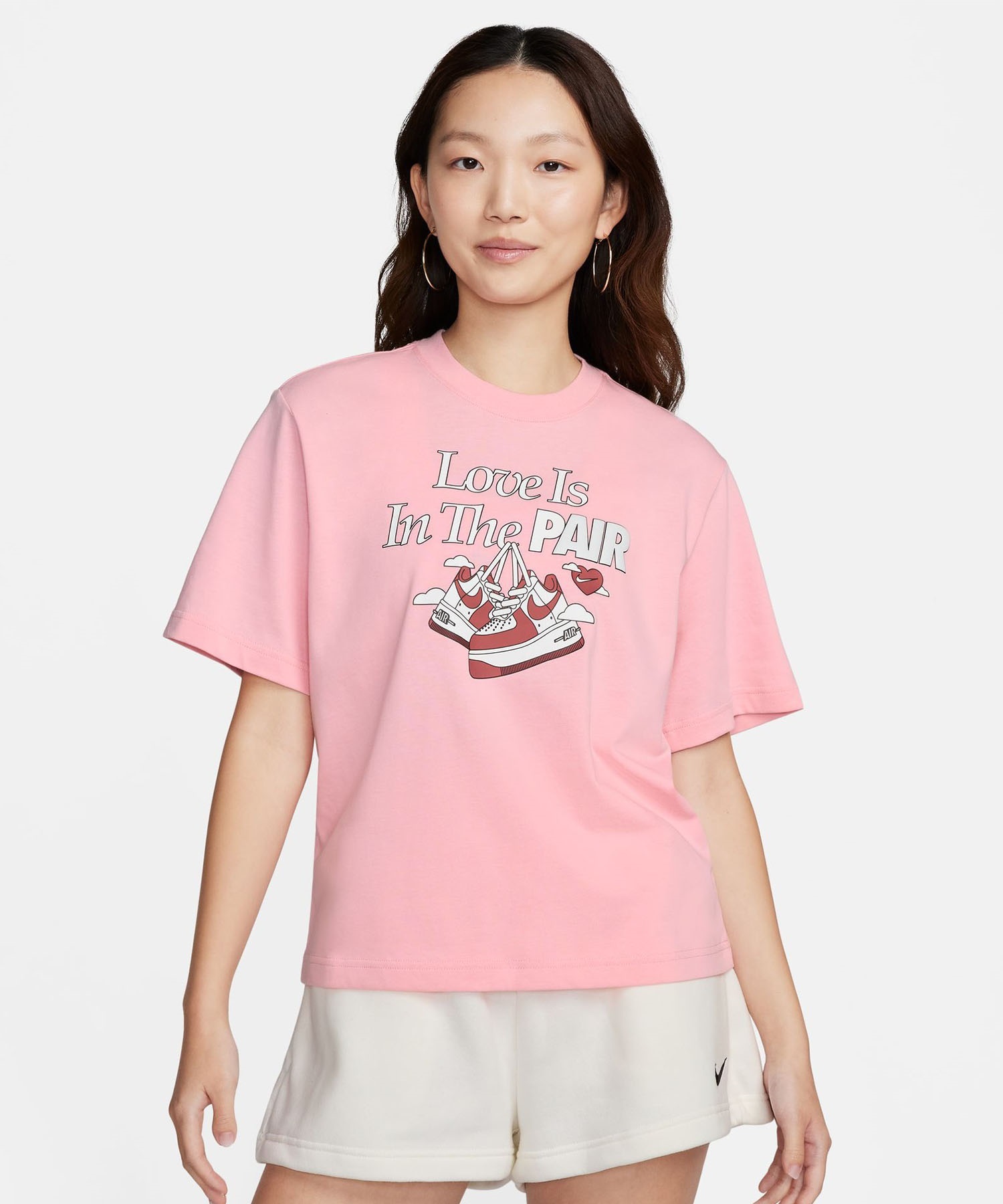 NIKE ナイキ NSW OC 1 ボクシー VDAY レディース 半袖Tシャツ FQ8871-690(690-S)